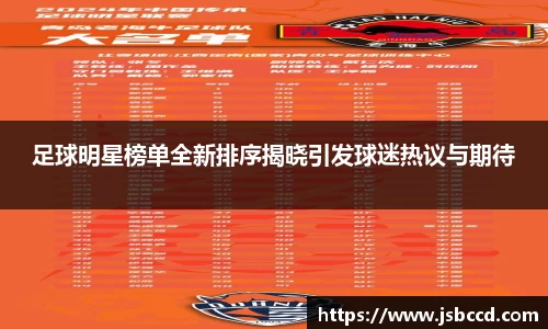 足球明星榜单全新排序揭晓引发球迷热议与期待